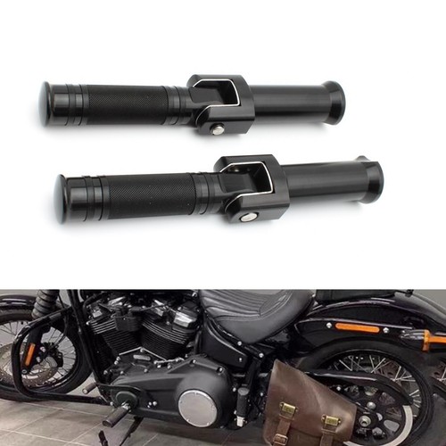 Black rear passenger footrest - black,