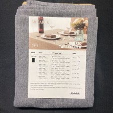 Mebakuk Oblong TableCloth Fabric Farmhouse Tablecloth 6-8 Seats