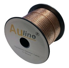 30m Transparent Auline Speaker Cable 13 Strand for Surround Sound Hifi Car Audio