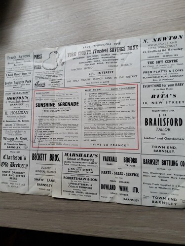 Variety theatre prog - variety,