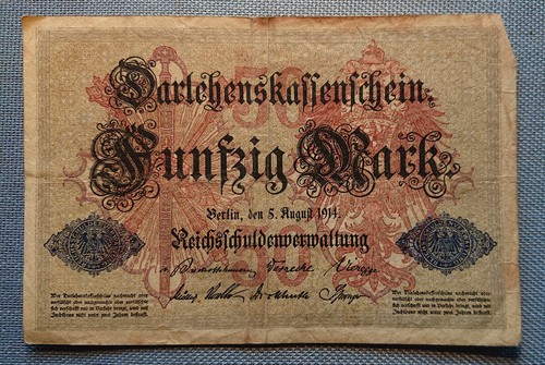 Loan certificate fifty - loan, marks