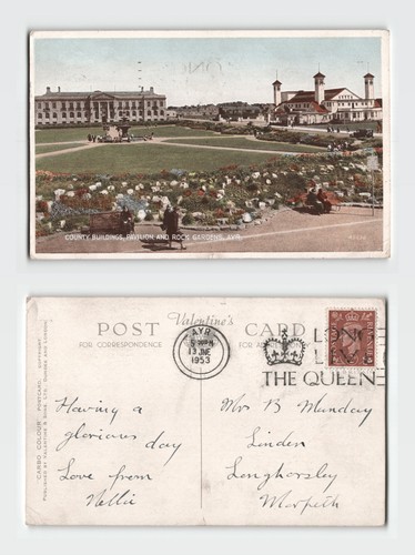 Postcard county buildings - -,