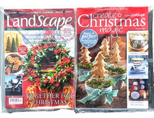 LANDSCAPE MAGAZINE DECEMBER 2025 WITH EXTRA CHRISTMAS MAG ~ NEW SEALED PACK ~