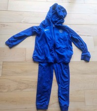 Paris Saint-Germain Kids Dri Fit Tracksuit Training Blue 6-7 yrs 122-128cm