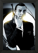 james bond Framed Wall Art