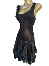 Jane Norman ❤️Vintage Y2K Jane Norman Lace gypsy milkmaid 00s dress Size 10 12