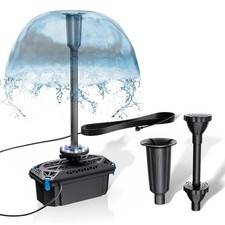 Biling Pond Filter Kit with RGB LED Lights 2500 l/h Biological Filtration System