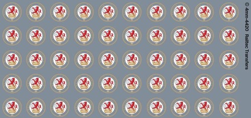 Railtec waterslide decals - , br