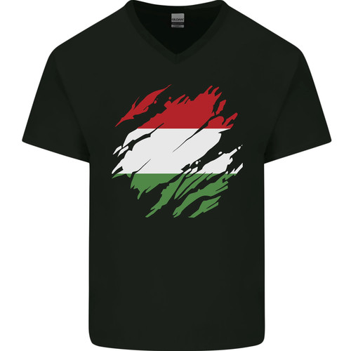 Torn hungary flag - flag, hungarian
