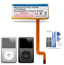 Battery For iPod Classic A1238 30GB 60GB 80GB 120GB 160GB 616-0229 616-0412