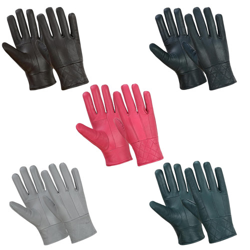 Ladies leather gloves soft - leather,