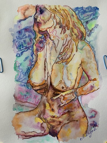 Erotic art original ink - original,