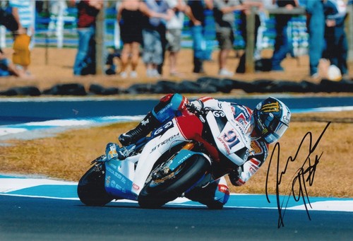 Leon haslam hand signed honda - signed,