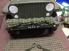 VINTAGE ACTION MAN.JEEP BUMPER