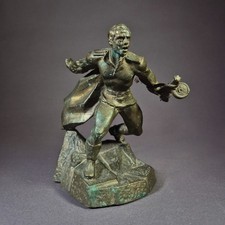 🚩Vintage Soviet Bronze Figurine Red Army Soldier WWII USSR Nimor World War II