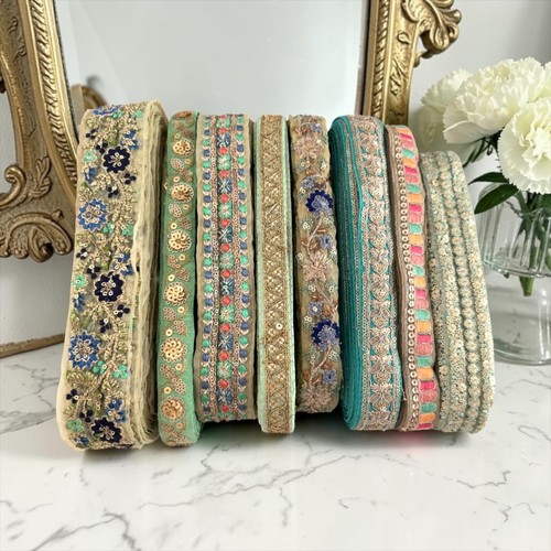 Boho pastel net - net, trim