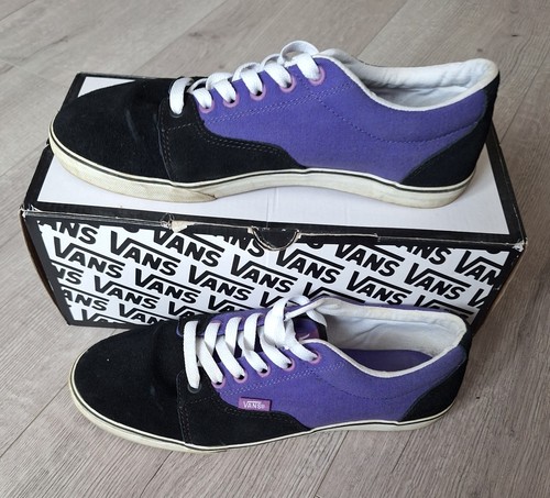Womens vans purple black - womens, &