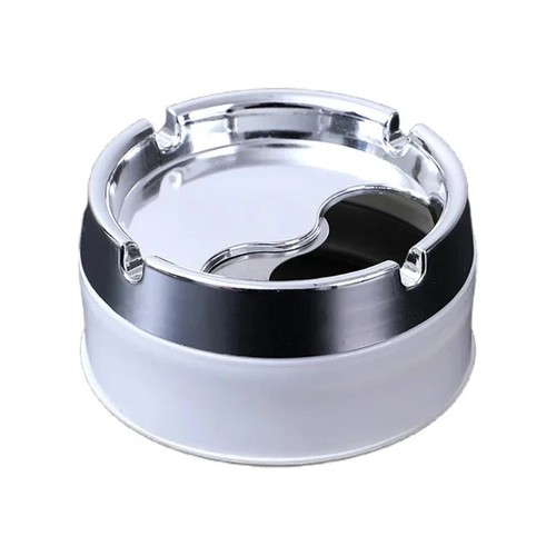 Stainless steel ashtray with - steel,