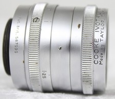 Taylor & Hobson Cooke Ivotal Anastigmat 1" f/1.4 Lens - FREEPOST