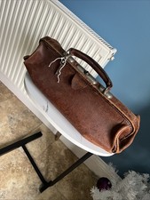 Vintage Leather Doctors Bag - Film Prop AF See Photos