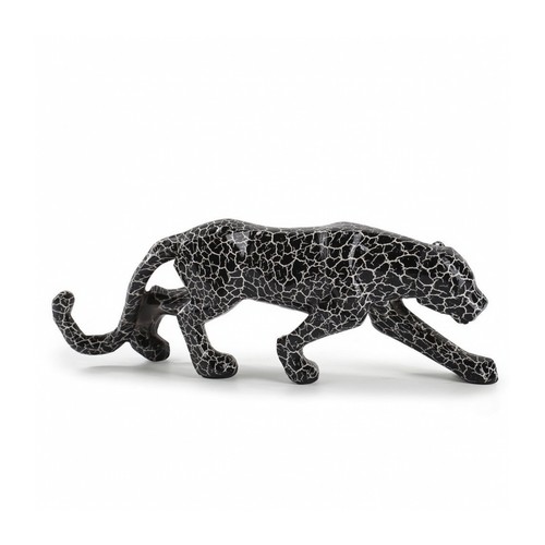 Leopard figurine prowling - leopard,