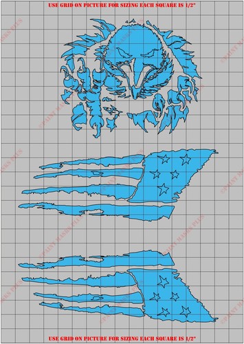 Pat1301p tattered flag body - pat1301p,