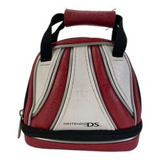 Brunswick Bowling White Red Nintendo DS Zip Up Y2K Carry Case Bag Animation Used