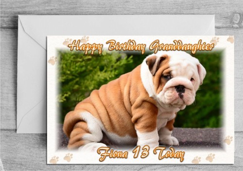 Personalised birthday card