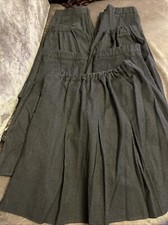 7 x Grey School  Pleat Skirts