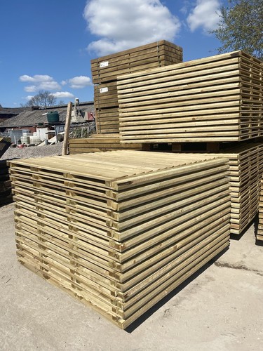 6x5 pressure treated feather - treated,