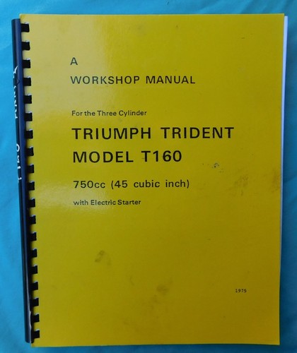 Triumph trident t160 - trident,