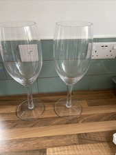 2x GIANT Wine Glasses - Wedding / Events Vase 40cm Tall