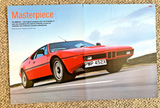 BMW M1 E26 - COLLECTIBLE FRAMEABLE ORIGINAL CLASSIC CAR ROAD TEST REVIEW