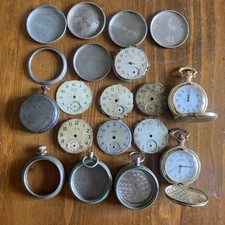Job Lot / Bundle of Vintage Pocket Watch Cases for Spares Repair Parts #3