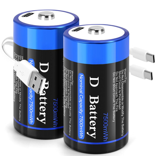 Usb lithium battery - d, battery,1.5v