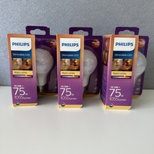 X3 Philips LED E27 Dimmable