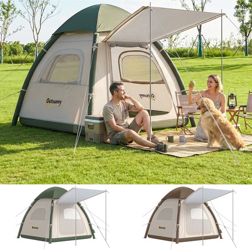 Inflatable camping tent with - camping,