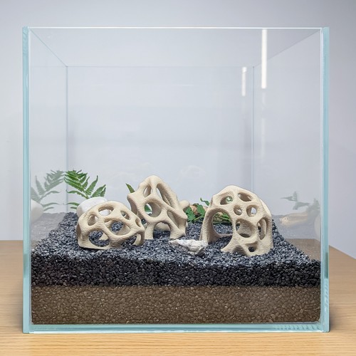 Aquarium cave set fish - set,