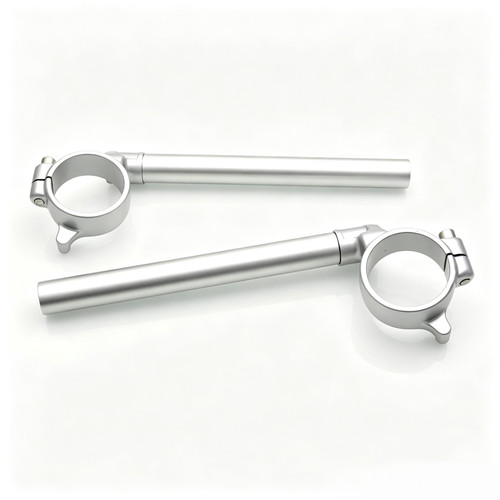 Silver motorcycle clip - motorcycle, ons