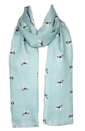 Peony scarf womens - scarf, dog