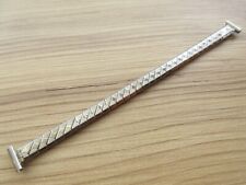 Vintage Montal Expanding Patterned Stainless Steel 11mm Watch Strap