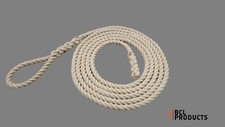 Narrow Boat Mooring Rope - 18mm Polyhemp 20ft Long With Soft Eye & Back Splice
