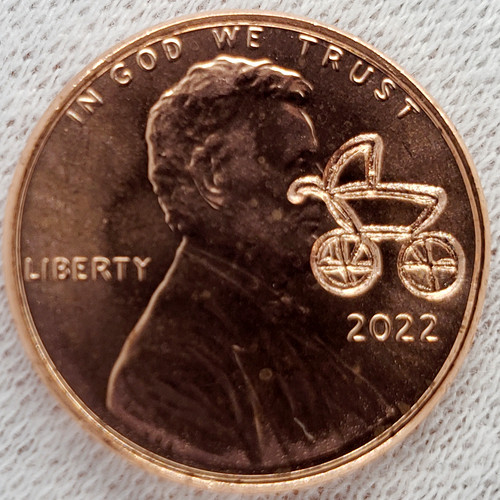 2022 lincoln penny - lincoln, stroller