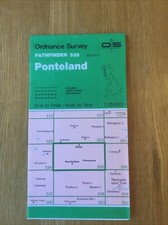 1987 Ordnance Survey Pathfinder Map 535 NZ 07/17 Ponteland (incl Belsay )