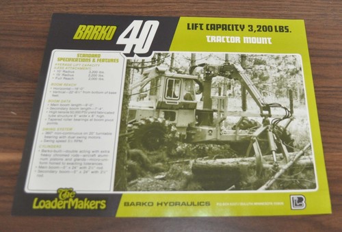 Barko lift logging - barko,