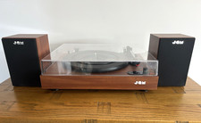 JAM Turntable Speakers Cherry