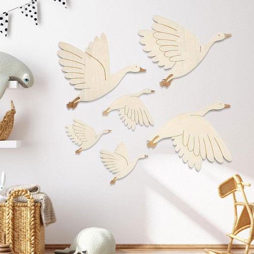 Pieces wooden birds - pieces,