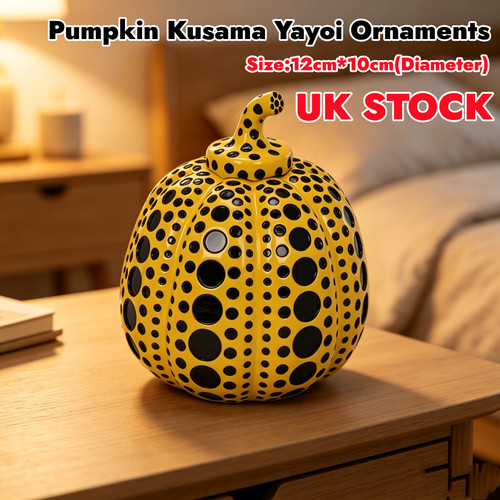 Pumpkin kusama yayoi ornaments - pumpkin,