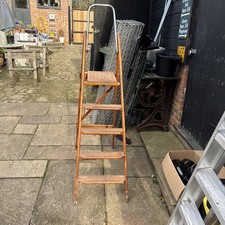 Vintage Wooden Step Ladder