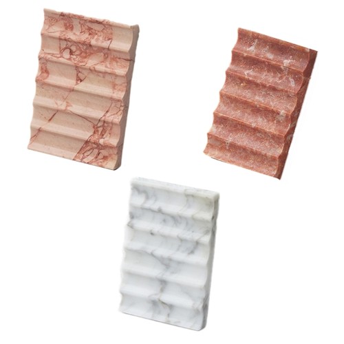 Elegant stone soap dish - stone,